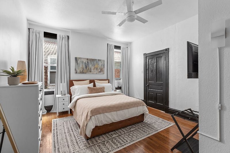 Queen Bedroom - view from door