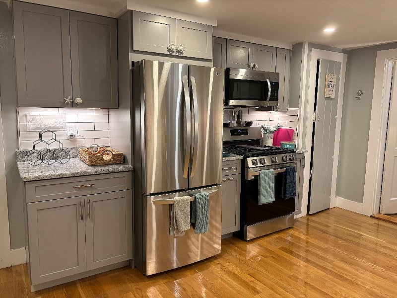 Fully renovated kitchen with all the amenities you could need. Coffee and tea makers, toaster oven, ice makers, lobster pot, dishwasher, garbage disposal and more!