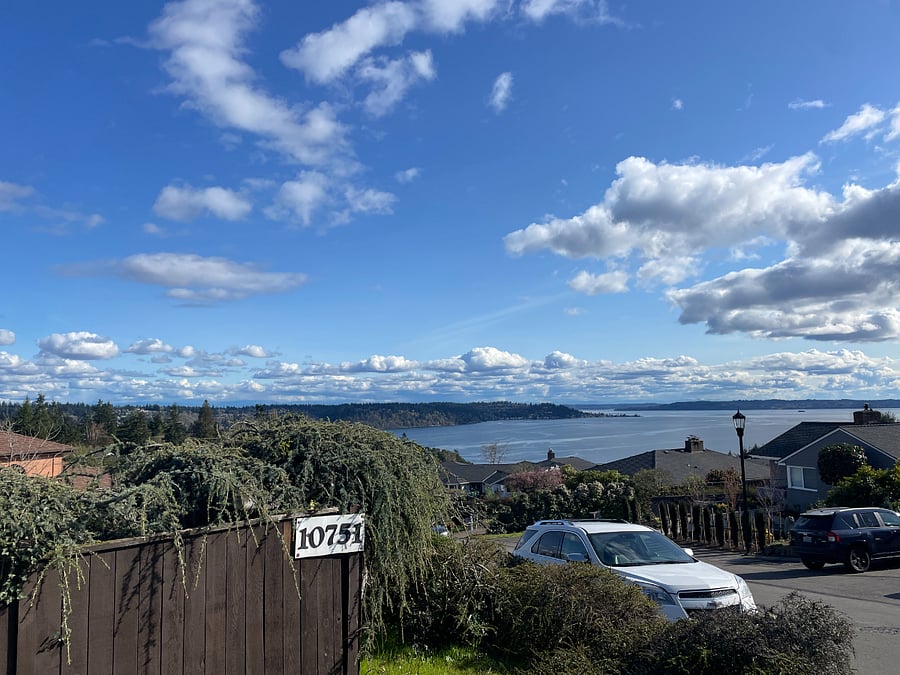 This is the view one block from my house.