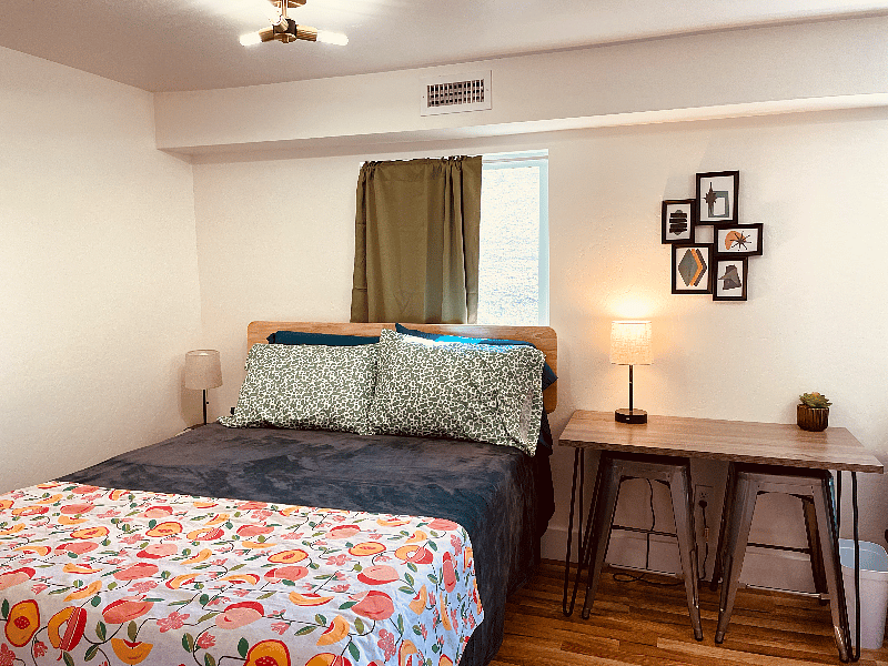 2nd bedroom with double bed