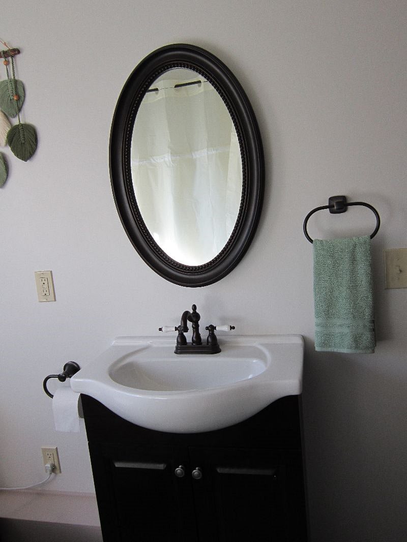 mirror opens to more mirrors and shelves