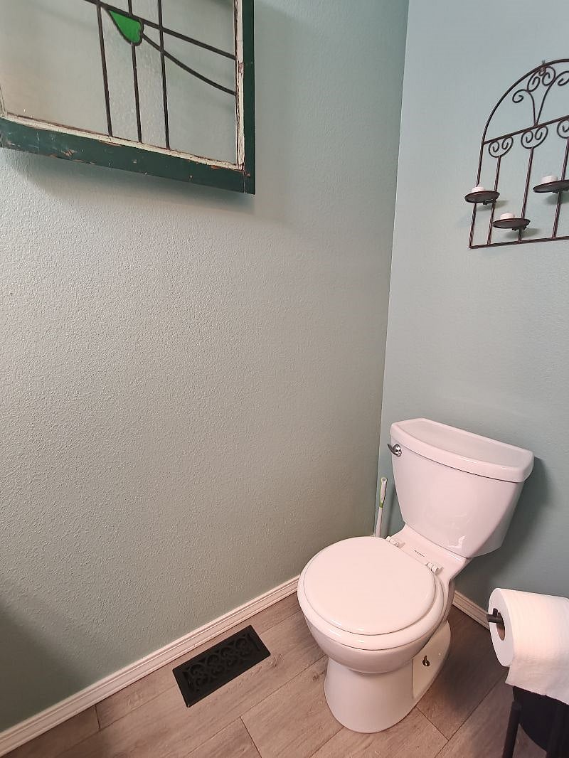Downstairs half bath