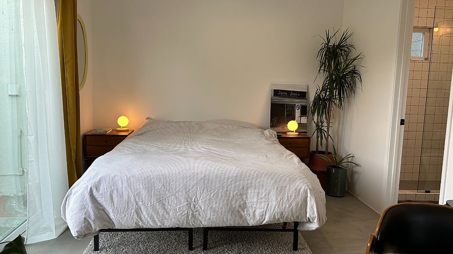 Will be soon replaced with queen bed with built-in storage