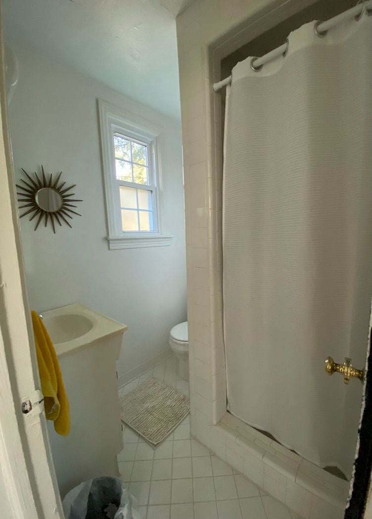 bathroom w/shower (bathrub is also available in a shared bathroom)