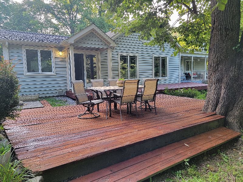 Unit 1:  Private Deck outside of dining room door