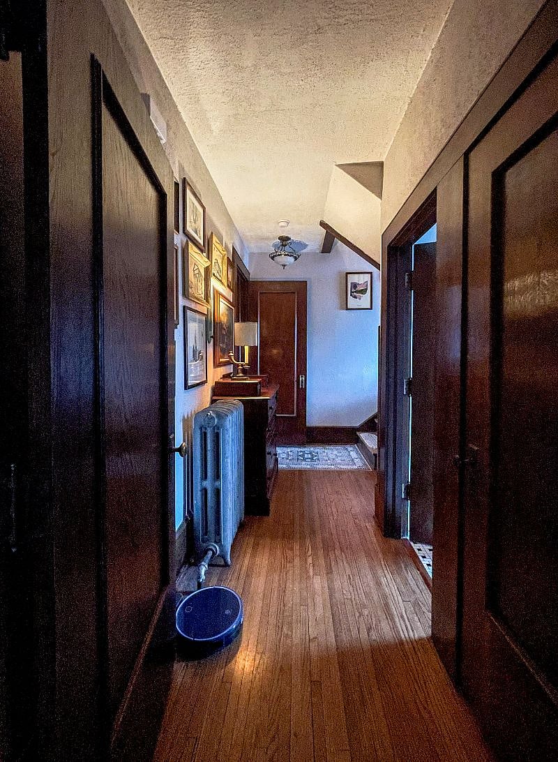 Downstairs hallway