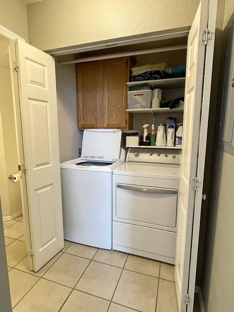 First floor washer and dryer included.