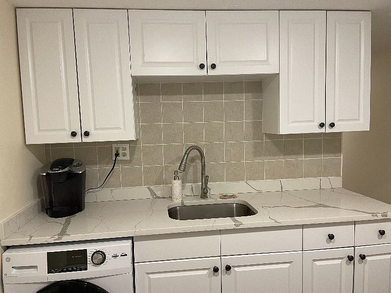 Kitchen Sink and Cabinets
