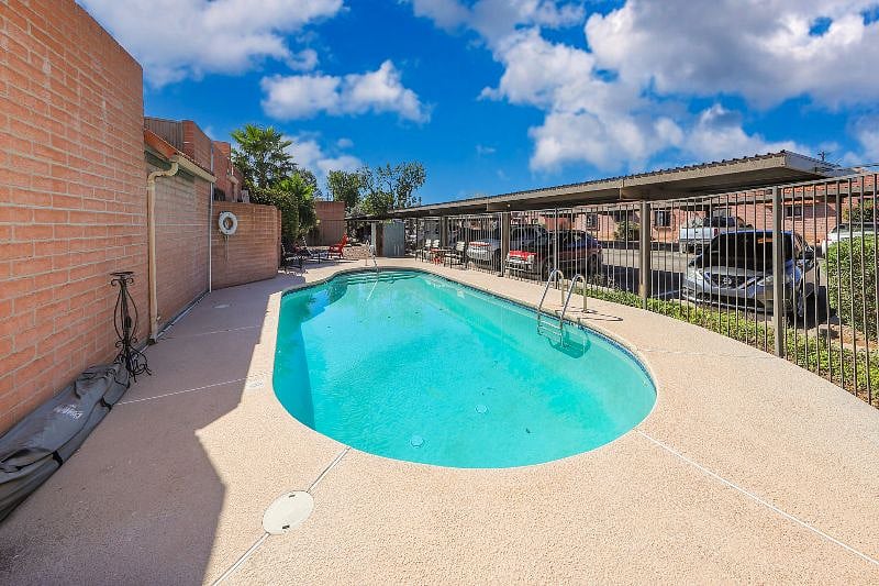 Sun - heated pool