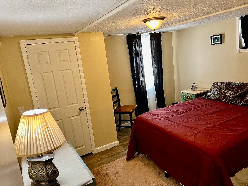 Larger BR is downstairs
