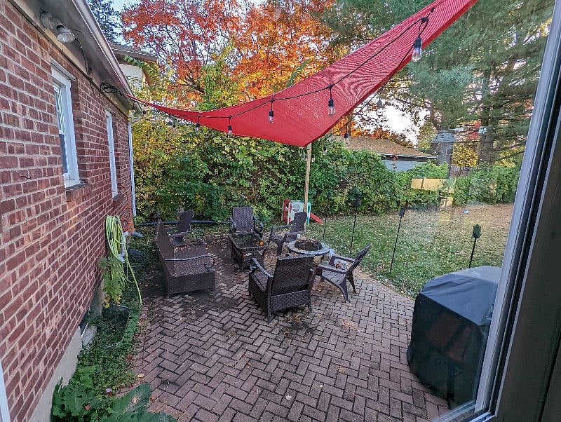 Back yard patio