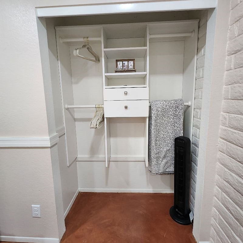 Bedroom 2 Closet - Remote control fan in each room