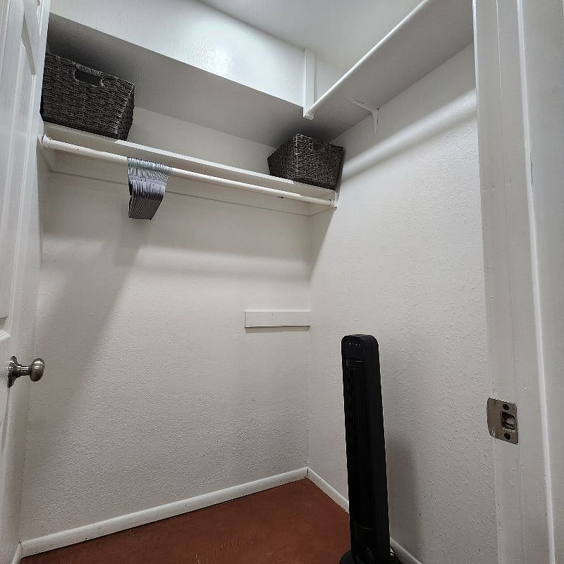 Bedroom 1 - Closet - Remote Control Fans in each room.