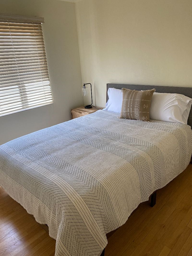 Bedroom with queen bed