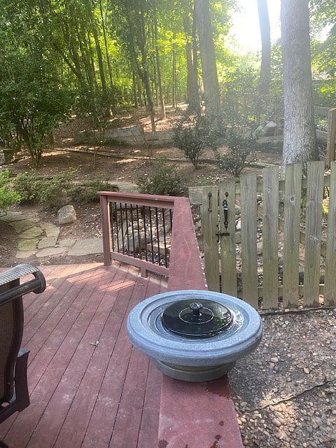 Fenced in Back yard for your fury friend