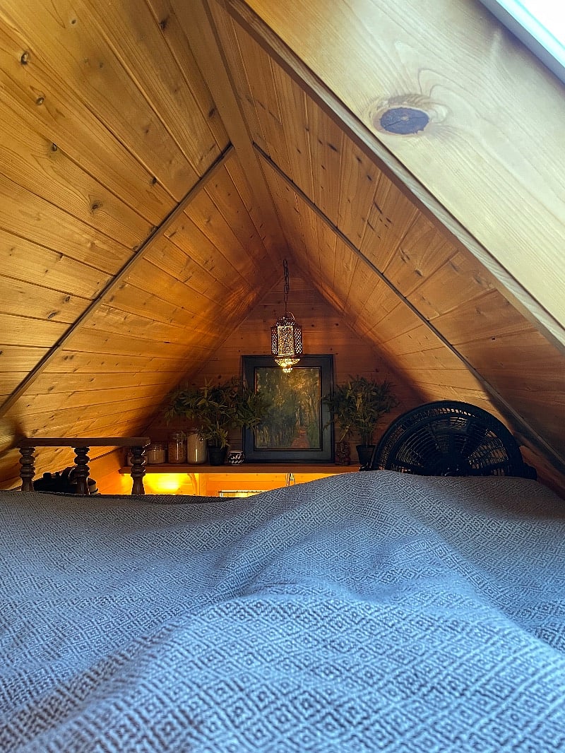 The view from lying in bed.