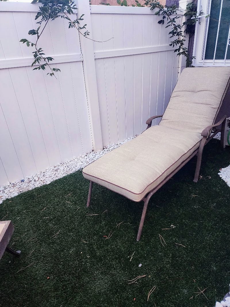 Cozy, private outdoor space.