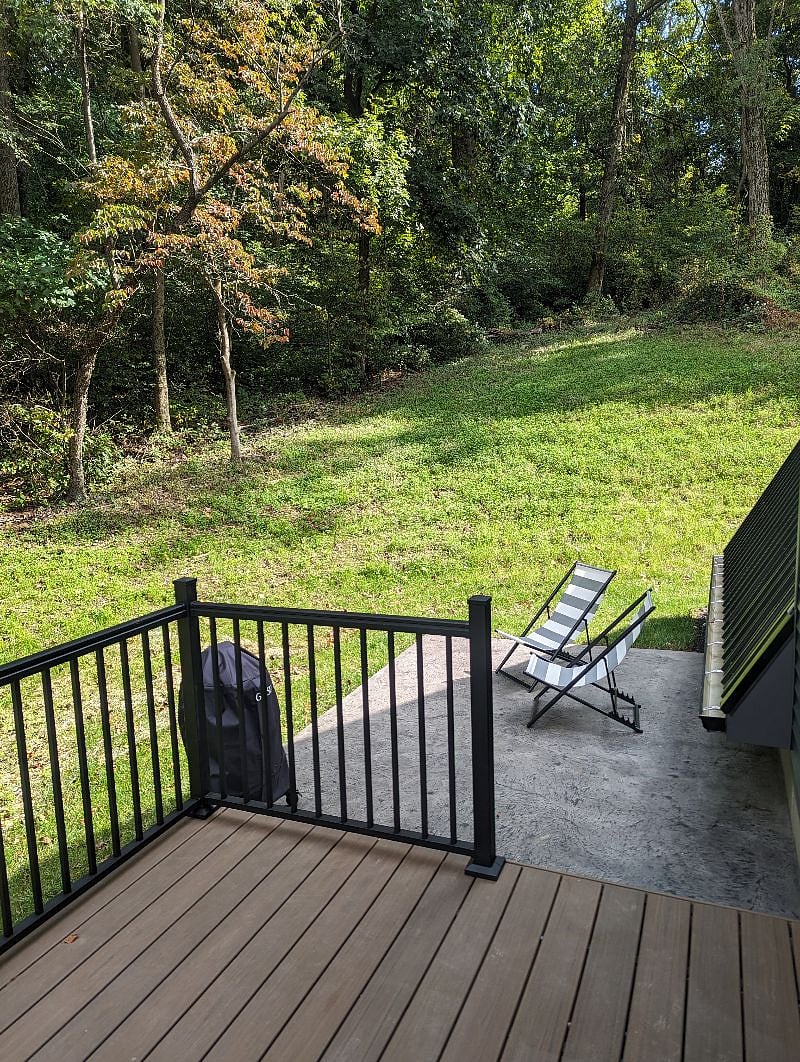 Exterior Deck and small side patio