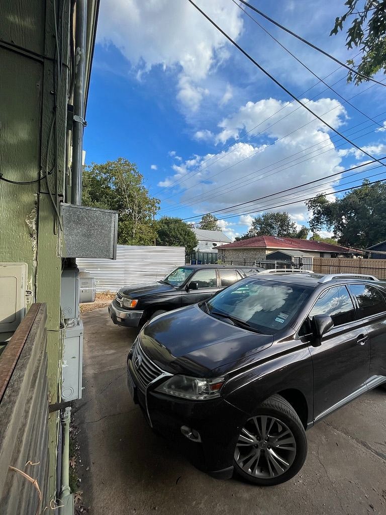 Parking off the alley