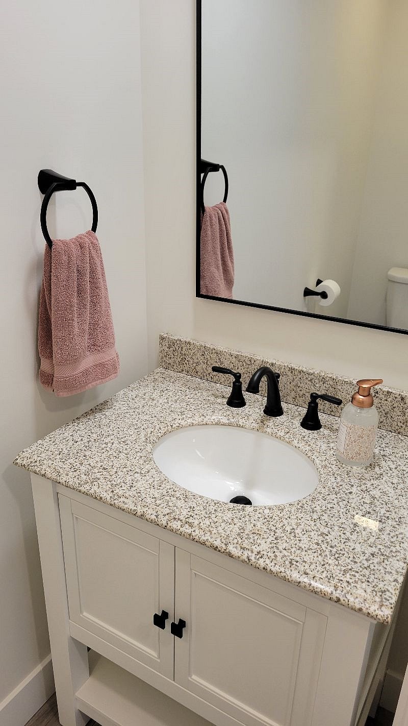 1st floor powder room. 
