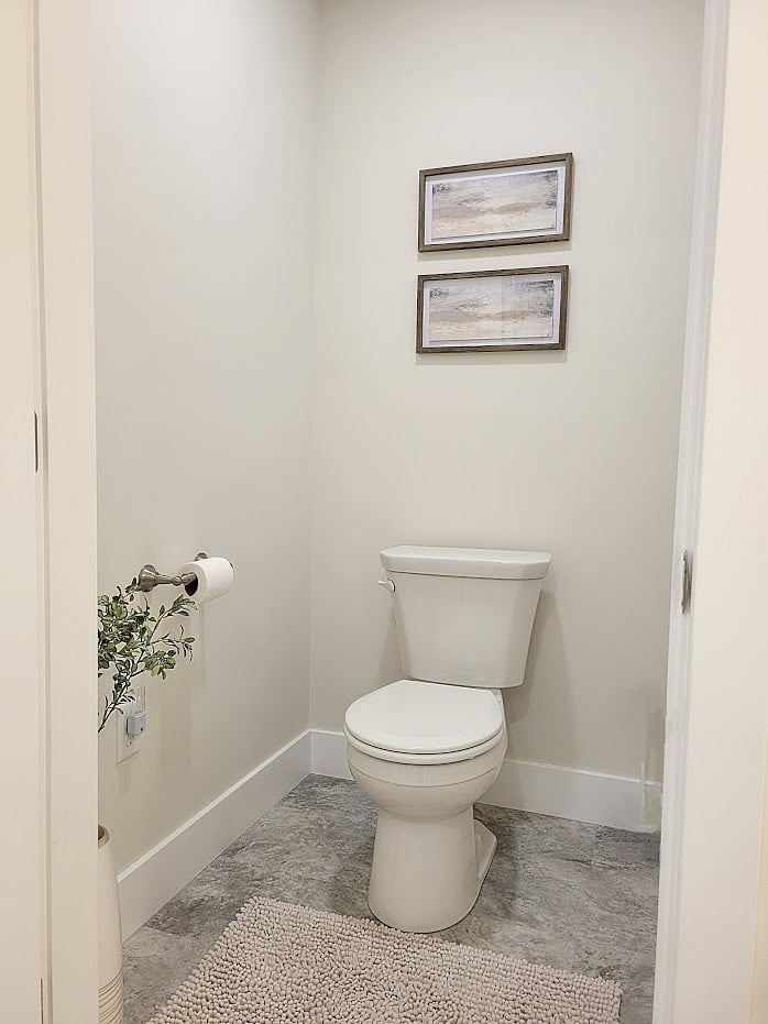 Toilet room in full bath