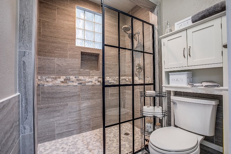 Walk in shower