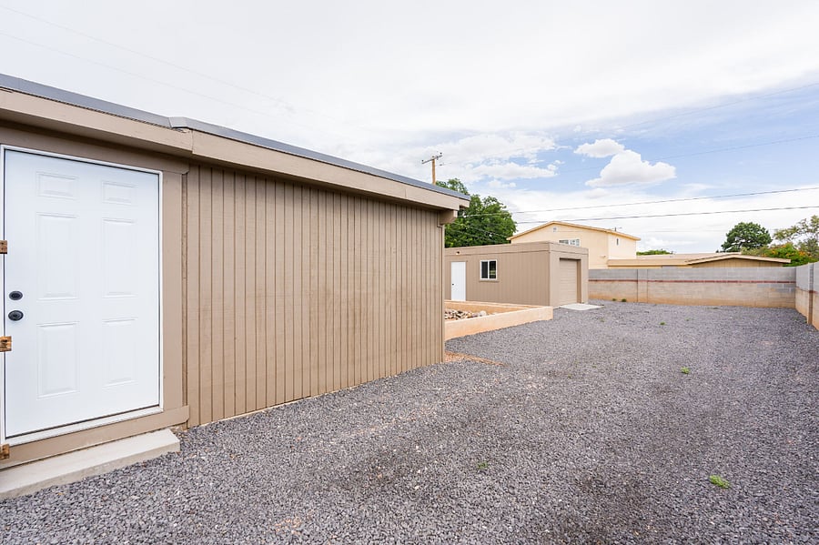 Side of house
