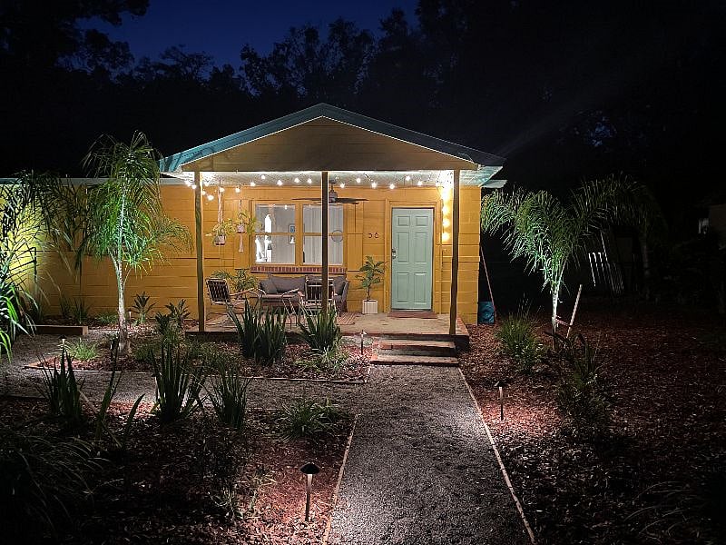 Porch lounge spot for those hot nights (which is most nights)
