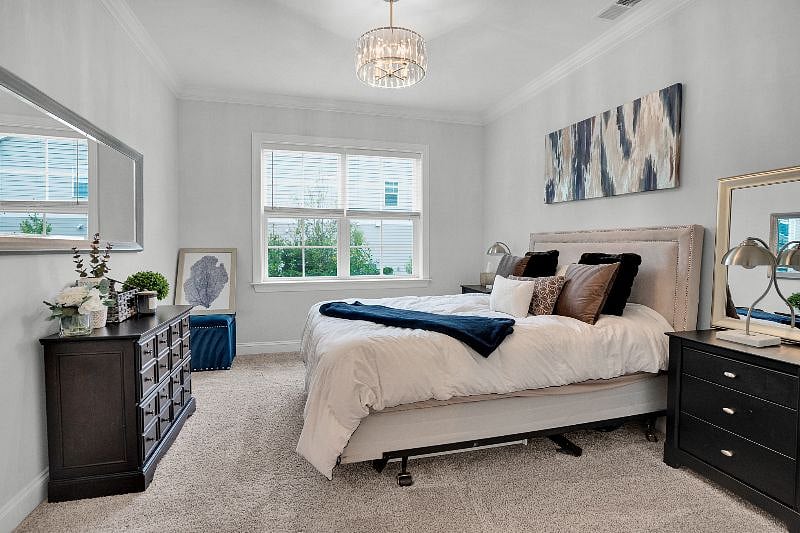 First Level Bedroom w/ Walk-in Closet