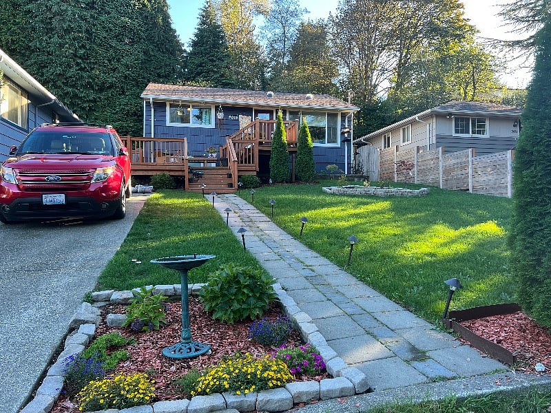 Front view of house