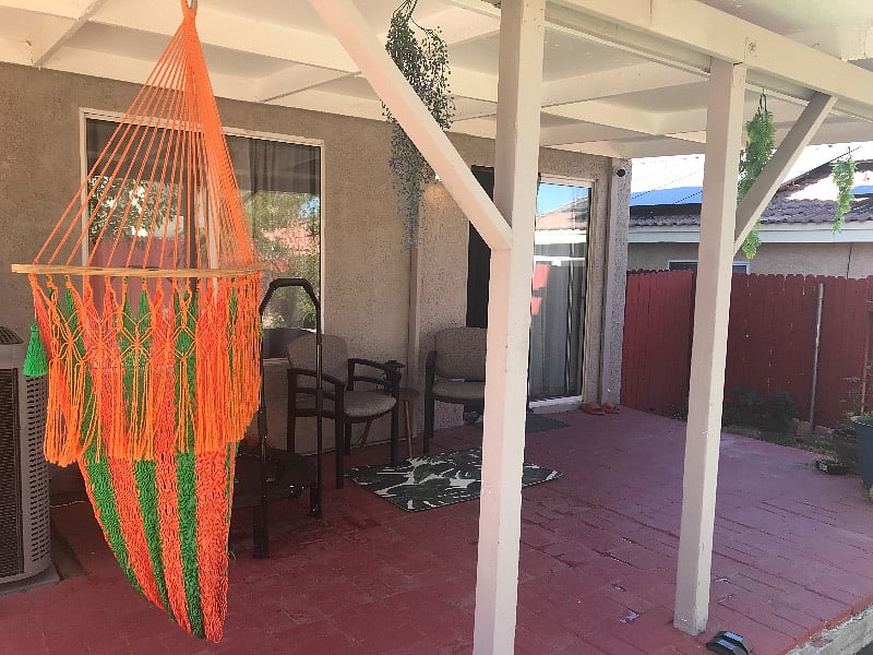Smoking allowed on patio area ONLY!