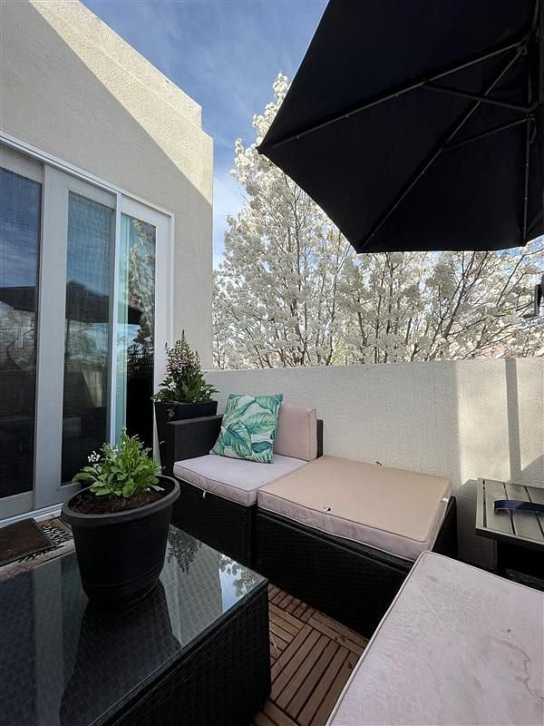 Patio Area in spring