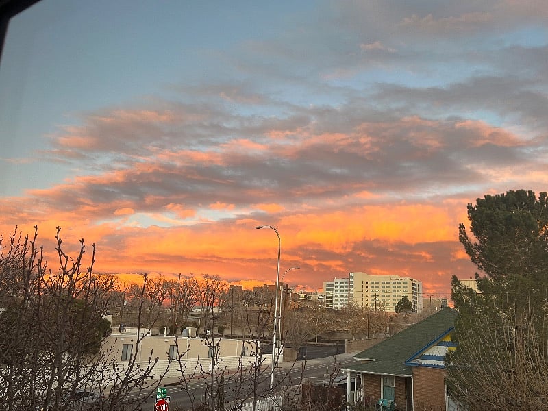 View from main windows of Presbyterian Hospital