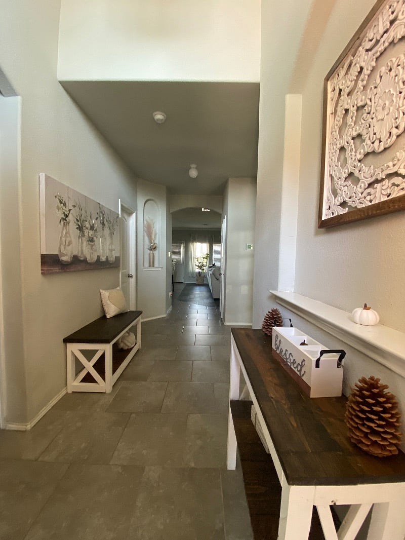 Just inside the Front Entrance