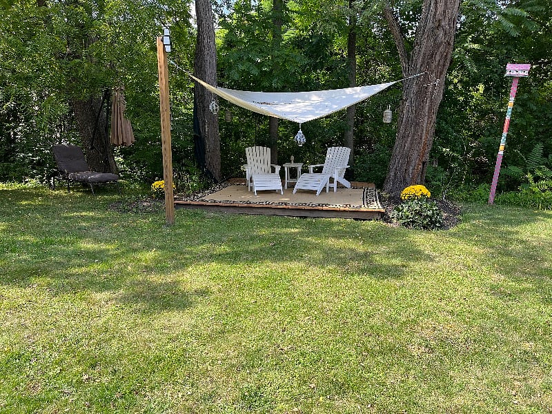 Sit and enjoy some "you" time. 
