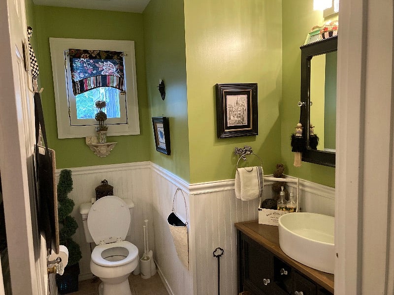 1/2 bath in addition to your bathroom 