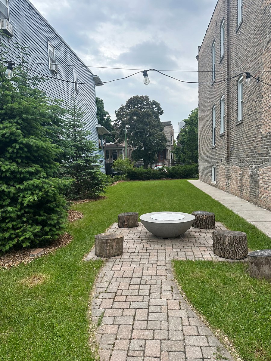 Lush, professionally landscaped garden.
