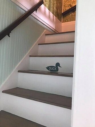 Staircase is a little steep. 
