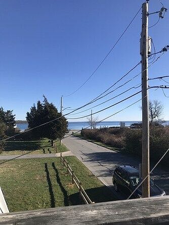 View from the balcony. 