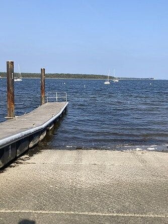 Public boat ramp just steps away. 