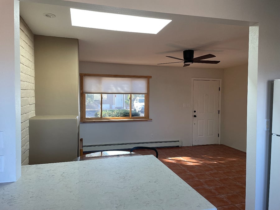 Open Kitchen facing living area