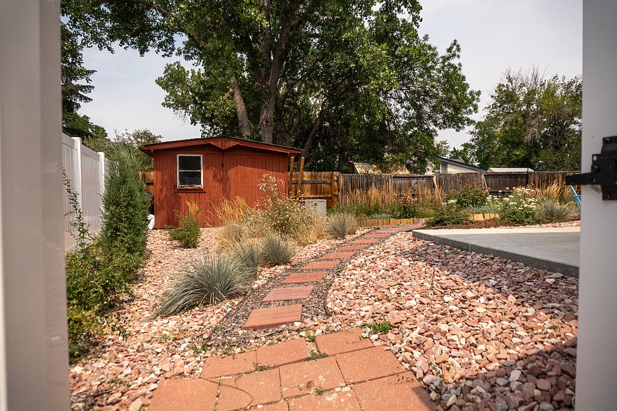 The shared backyard is available for you to use! Access through gate