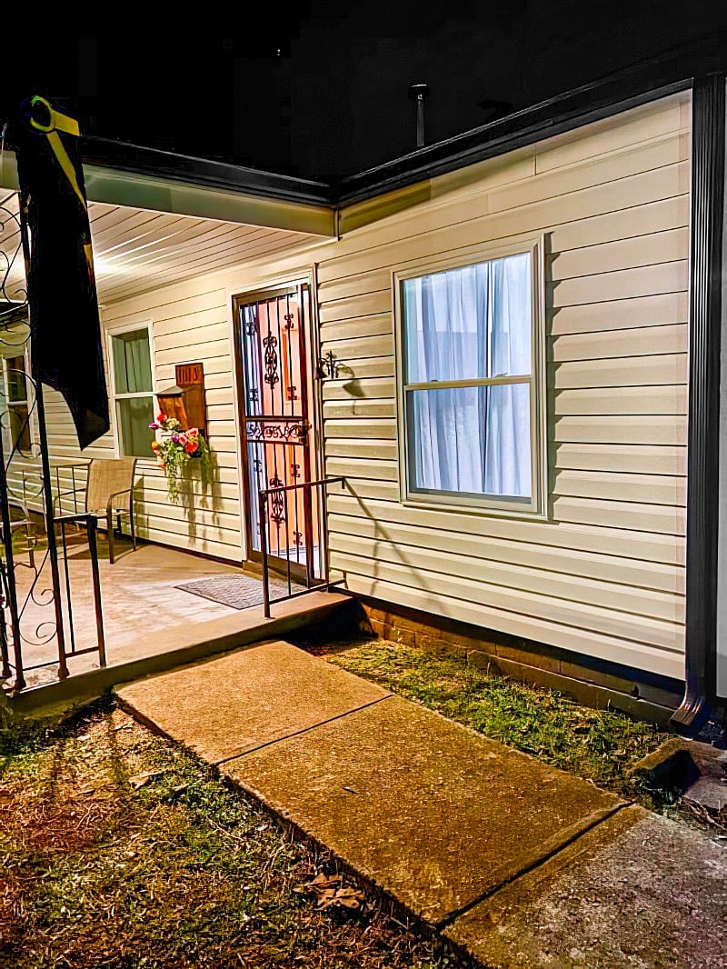 Motion activated flood lights are conveniently located to light your path as you enter or exit the property along with cloud based external security cameras to give you an extra peaceful of mind for your stay.