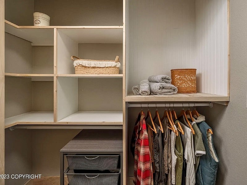 Just some of the storage available in the condo.