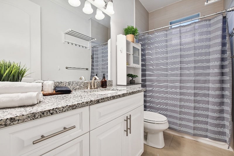 Guest Bathroom - shower/bath combo