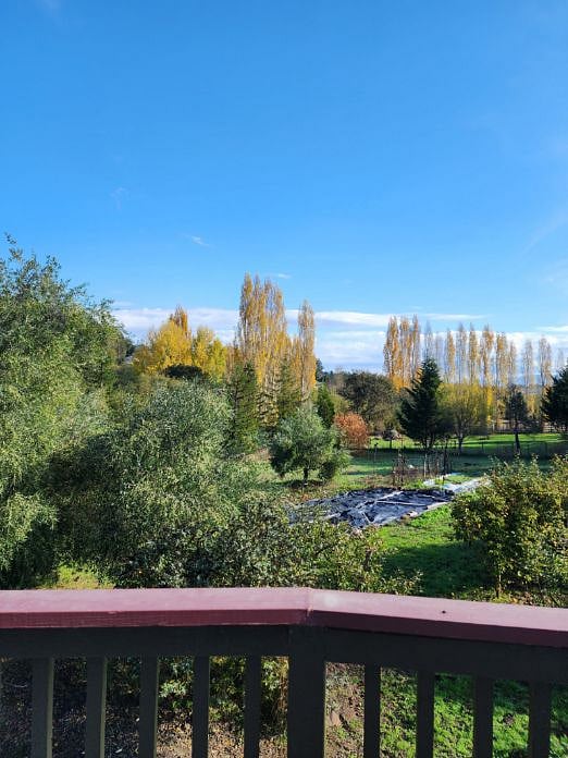 View from private balcony off upstairs