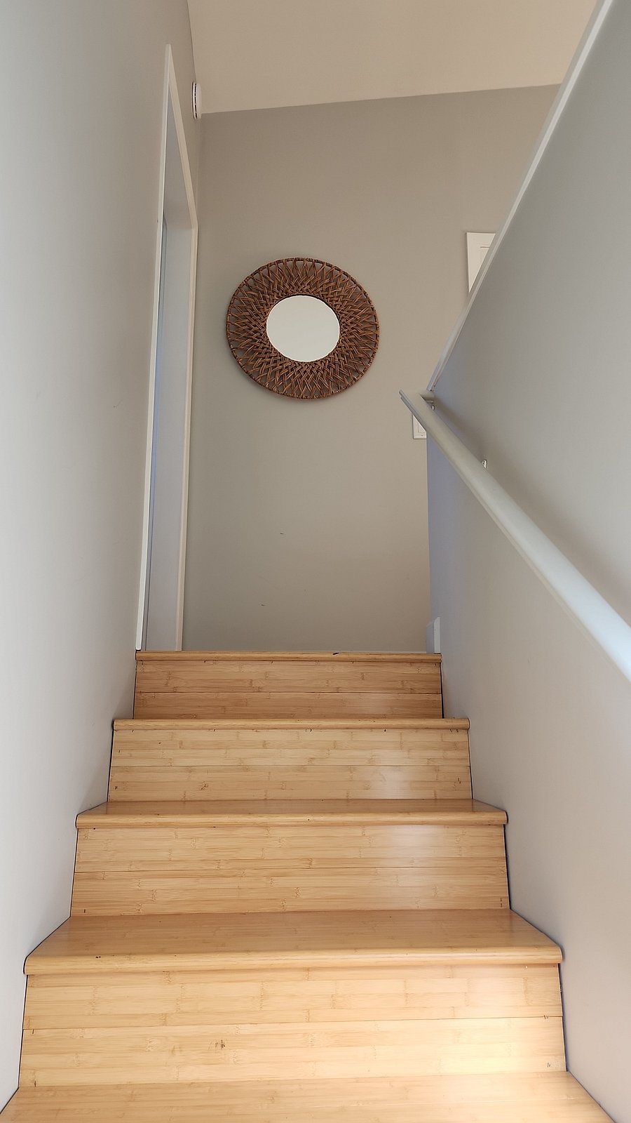Stairs to Upper Level Bedroom and Bathroom