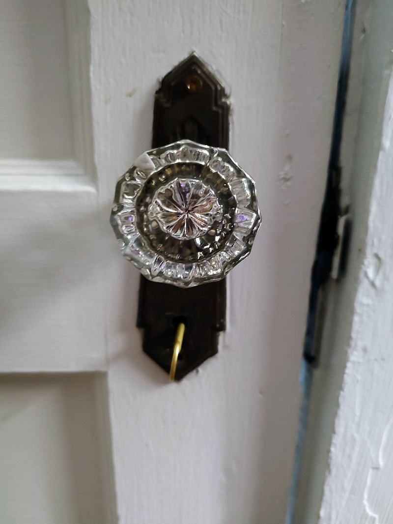 Original glass door knob
