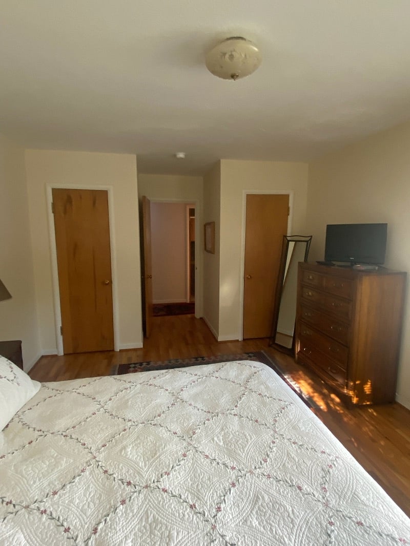 Two cedar-lined closets