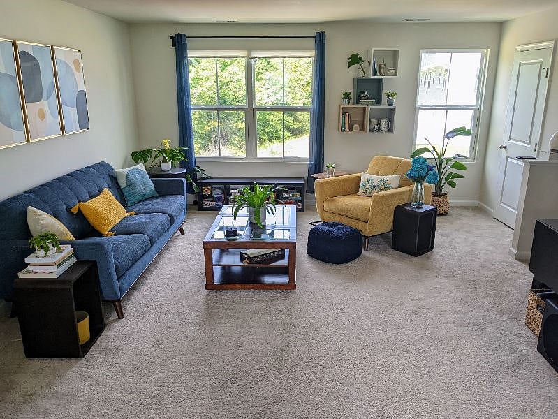 Spacious shared living room